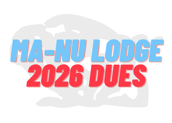 2026 MA-NU LODGE DUES